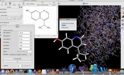 stick model software computer 3D graphics scientific diagram