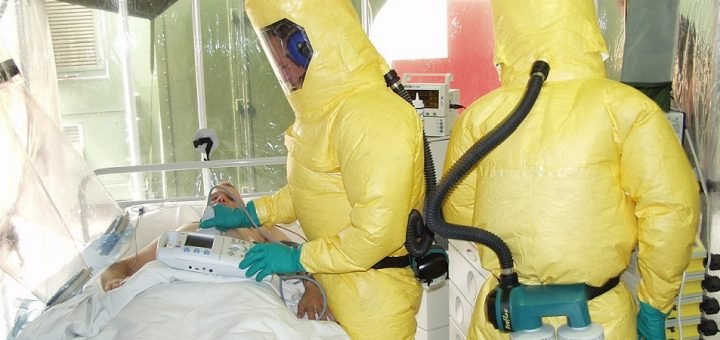 ebola treatment quarantine room biohazard