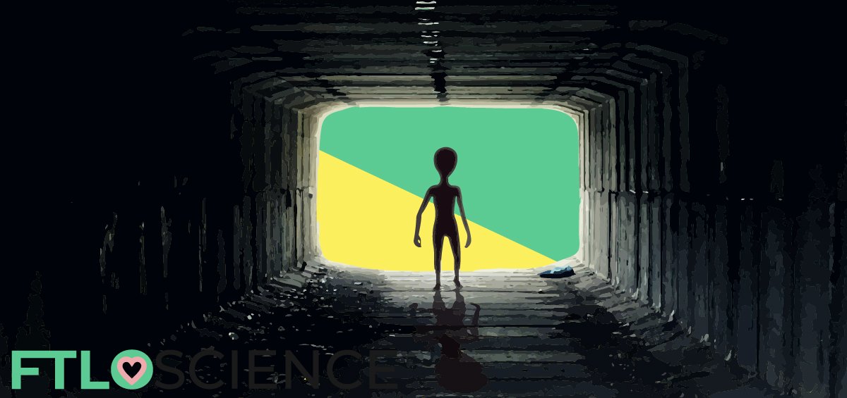 silhouette of alien ftloscience