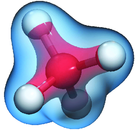 methane electron density diagram