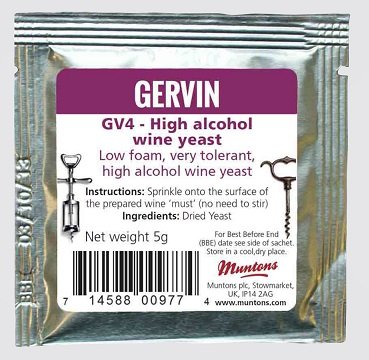wine yeast GV4 strain